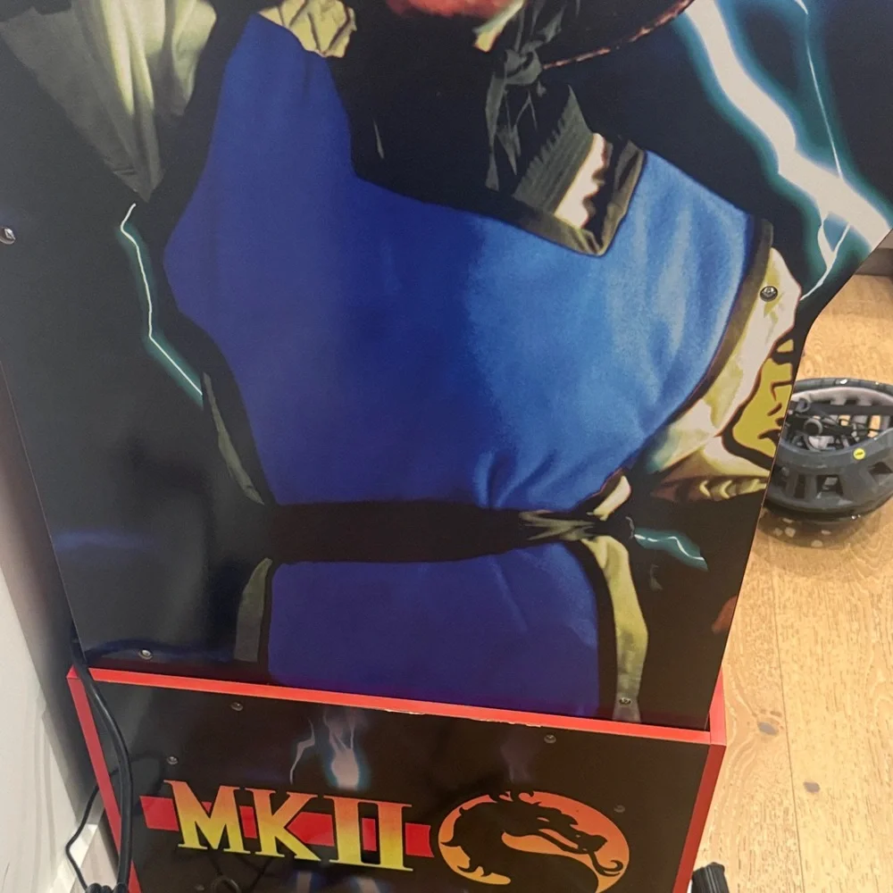 Mortal Kombat II Arcade Machine - Black and Red